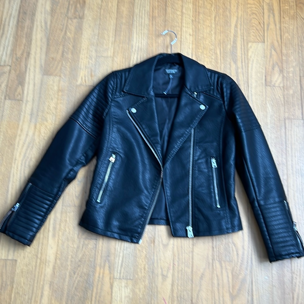 Topshop Vegan Leather Jacket